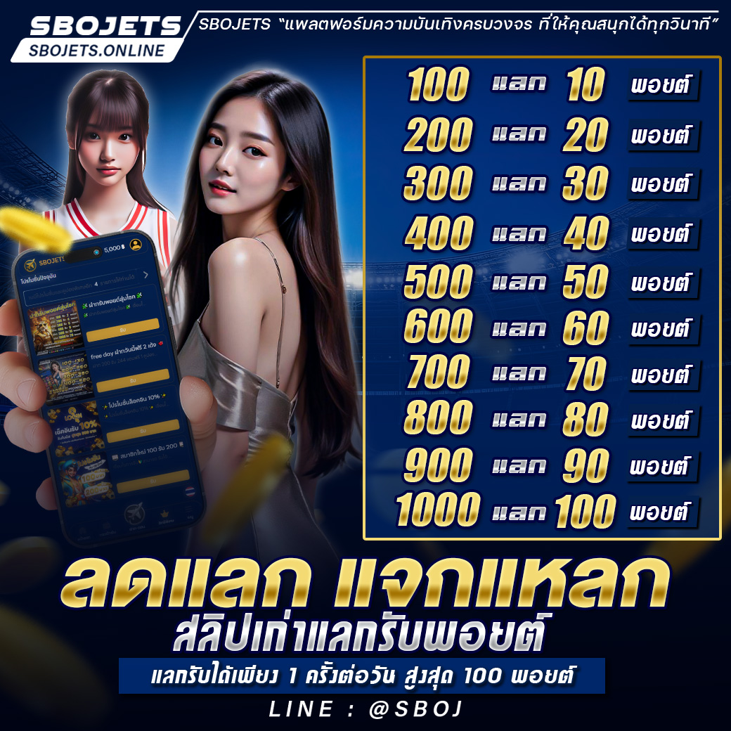 👽 ลดแลก แจกแหลก 👽สลิปเก่า แลกรับพอยต์ฟรีสูงสุด 100 พอยต์